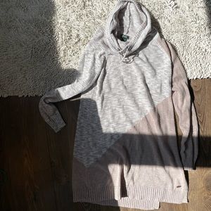 Roots cowl neck knit tunic